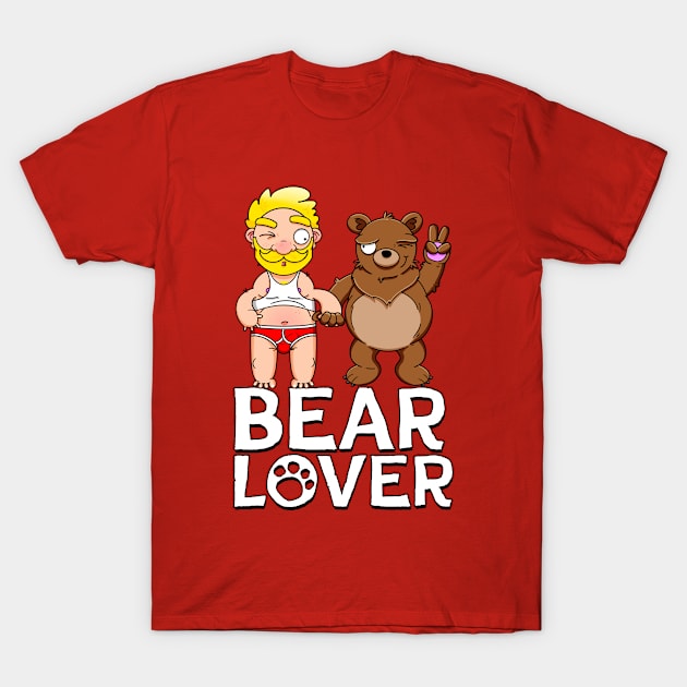 Bear Lover Blond T-Shirt by LoveBurty